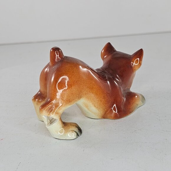 Vintage Goebel Germany Crouching Boxer Dog Figurine CH568 AS IS - Picture 5 of 8